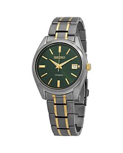 Men's Essentials Titanium Green Dial Watch