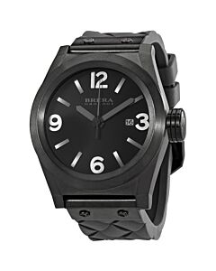 Men's Eterno Solotempo Rubber Black Dial Watch