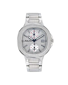 Men's Evasion Chronograph Stainless Steel Silver-tone Dial Watch