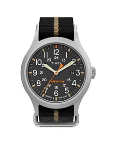 Men's Expedition North Fabric Black Dial Watch