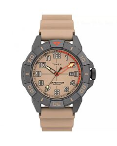 Men's Expedition North Rubber Beige Dial Watch
