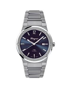Men's F-80 Classic Stainless Steel Blue Dial Watch