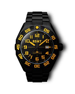 Men's Field Master Stainless Steel Yellow Dial Watch