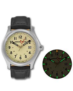 Mens-Field-Series-Tritium-Illuminated-Genuine-Leather-Beige-Dial-Watch