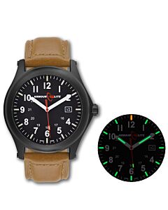 Mens-Field-Tritium-Illuminated-Genuine-Leather-Black-Dial-Watch