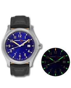 Mens-Field-Tritium-Illuminated-Genuine-Leather-Blue-Dial-Watch