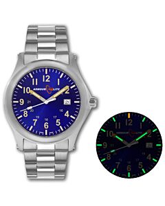 Mens-Field-Tritium-Illuminated-Stainless-Steel-Blue-Dial-Watch