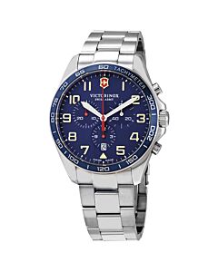Men's Fieldforce Chrono Chronograph Stainless Steel Blue Dial Watch