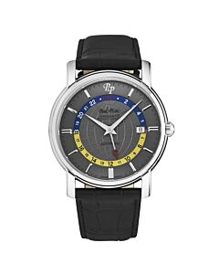 Men's Firshire Leather Grey Dial Watch