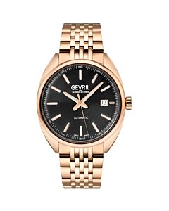 Men's Five Points Stainless Steel Black Dial Watch