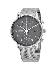 Men's Form C Chronograph Stainless Steel Milanaise Grey Dial Watch