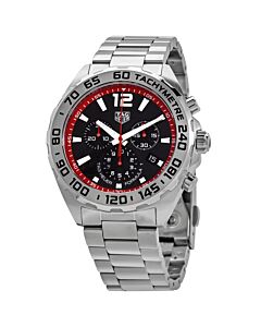 Men's Formula 1 Chronograph Stainless Steel Black Dial Watch