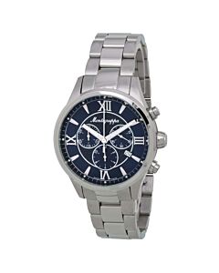 Men's Fortuna Chronograph Stainless Steel Blue Dial Watch