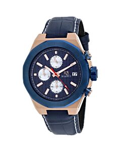 Men's Fratelli Chronograph Leather Blue Dial Watch