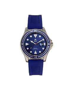 Men's Freedive Silicone Blue Dial Watch