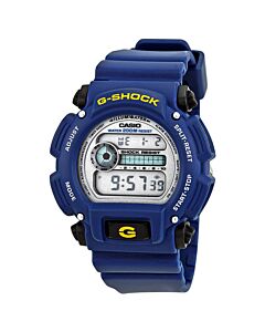 Men's G-Shock Chronograph Resin Silver Digital Dial Watch