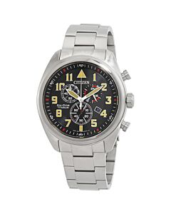 Men's Garrison Chronograph Super Titanium Black Dial Watch