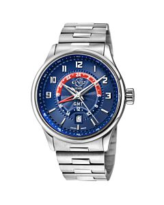 Men's Giromondo Stainless Steel Blue Dial Watch