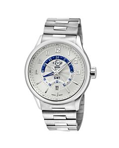 Men's Giromondo Stainless Steel Silver-tone Dial Watch