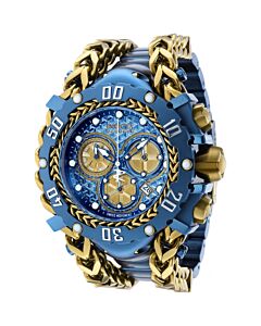 Men's Gladiator Chronograph Stainless Steel Blue Dial Watch