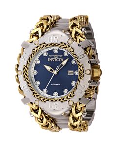 Men's Gladiator Stainless Steel Blue Dial Watch