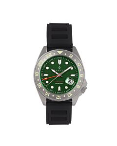 Mens-Global-Dive-Rubber-Green-Dial-Watch