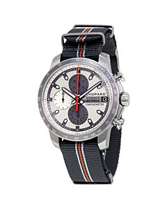 Men's GPMH Race Edition Chronograph Fabric Silver Dial Watch