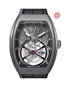 Men's Gravity Leather Grey Dial Watch