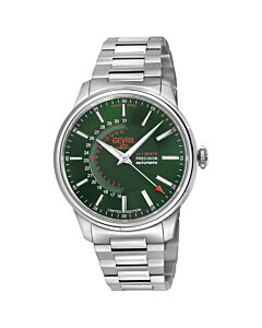 Men's Guggenheim Stainless Steel Green Dial Watch