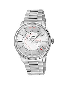 Men's Guggenheim Stainless Steel Silver-tone Dial Watch
