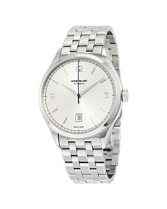 Men's Heritage Chronometrie Stainless Steel Silvery White Dial Watch