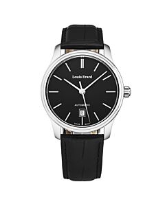 Mens-Heritage-Leather-Black-Dial-Watch