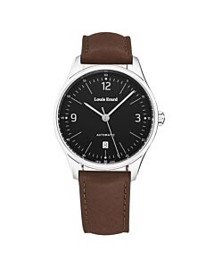 Mens-Heritage-Leather-Black-Dial-Watch