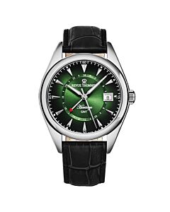 Men's Heritage Leather Green Dial Watch