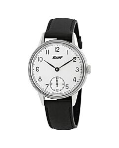 Men's Heritage Leather Silver Dial