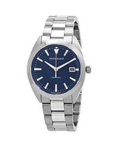 Men's Heritage Stainless Steel Blue Dial Watch