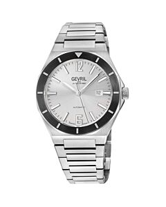 Men's High Line Stainless Steel Silver-tone Dial Watch