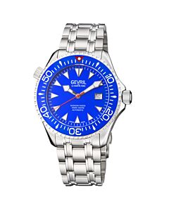 Men's Hudson Yards Stainless Steel Blue Dial Watch