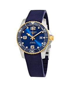 Men's Hydro Conquest Rubber Blue Dial Watch