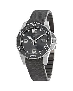 Men's Hydroconquest Rubber Grey Dial Watch