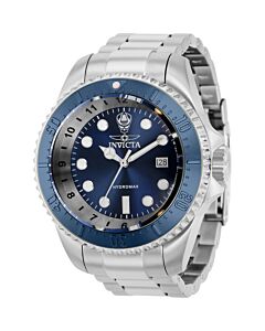 Men's Hydromax Stainless Steel Blue Dial Watch