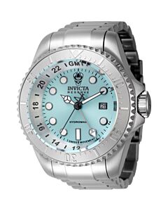 Men's Hydromax Stainless Steel Turquoise Dial Watch