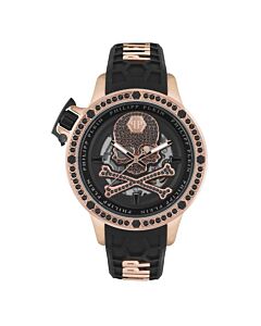 Men's Hyper Sport Silicone Black Dial Watch