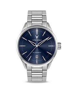 Men's Icon Stainless Steel Blue Dial Watch
