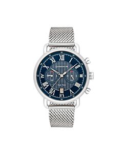 Men's Investigator Stainless Steel Blue Dial Watch