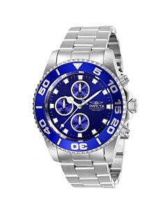 Men's Invicta Connection Chronograph Stainless Steel Blue Dial Watch