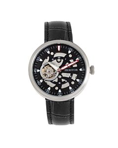 Men's Jasper Stainless Steel Black Dial Watch