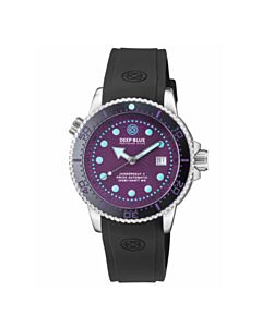 Men's Juggernaut V Silicone Purple Dial Watch
