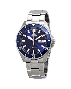 Men's Kanno Stainless Steel Blue Dial Watch