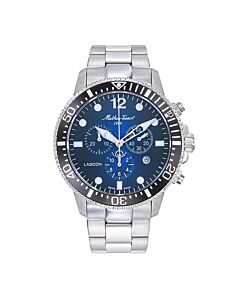 Men's Lagoon Chronograph Stainless Steel Blue Dial Watch